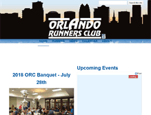 Tablet Screenshot of orlandorunnersclub.org